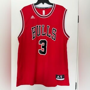 Dwyane Wade Adidas Chicago Bulls jersey, from the 2016-17 NBA season
